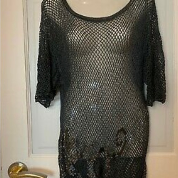 La Perla Sexy Mesh pattern swim suite cover - Picture 1 of 3